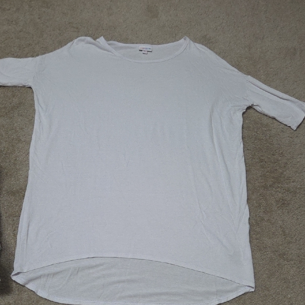 Women's White Lularoe IRMA